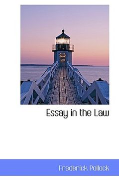 portada essay in the law (en Inglés)