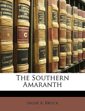 portada the southern amaranth (in English)