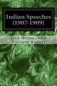 portada Indian Speeches (1907-1909)