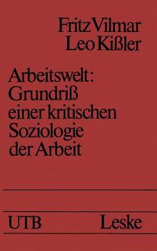 Arbeitswelt: Grundriß Einer Kritischen Soziologie Der Arbeit (en Alemán)
