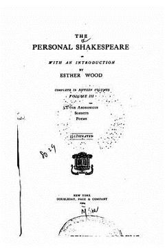 portada The Personal Shakespeare - Vol. III (en Inglés)