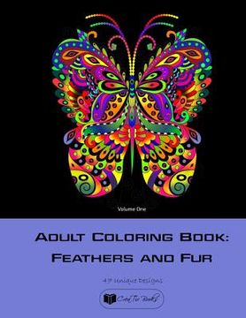 portada Adult Coloring Book: Feathers and Fur vol. 1 (en Inglés)