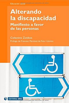 portada Alterando la Discapacidad: Manifiesto a Favor de las Personas