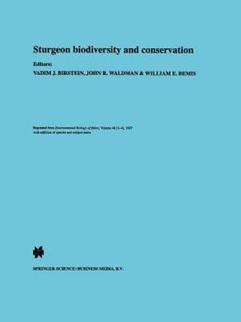 portada Sturgeon Biodiversity and Conservation (en Inglés)