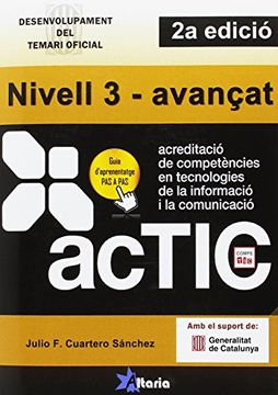 portada Certificacions ACTIC : nivell 3-avançat (libro en Catalán)