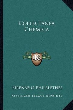 portada collectanea chemica (en Inglés)