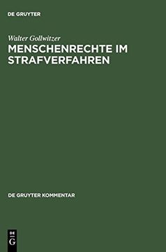 portada Menschenrechte im Strafverfahren: Emrk und Ipbpr (de Gruyter Kommentar) (in German)