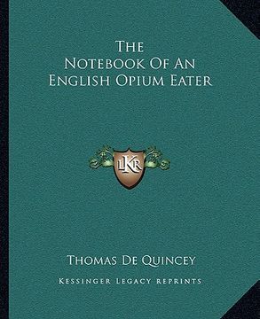portada the not of an english opium eater