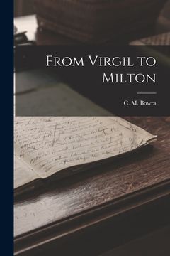 portada From Virgil to Milton