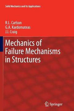 portada Mechanics of Failure Mechanisms in Structures (en Inglés)