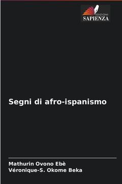 portada Segni di afro-ispanismo (en Italiano)