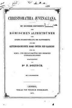 portada Chrestomathia Juvenaliana (en Alemán)
