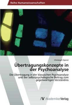 portada Ubertragungskonzepte in Der Psychoanalyse