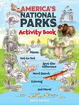 portada America'S National Parks Activity Book (en Inglés)