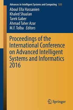 portada Proceedings of the International Conference on Advanced Intelligent Systems and Informatics 2016
