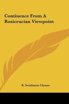 portada continence from a rosicrucian viewpoint (en Inglés)