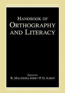 portada handbook of orthography and literacy