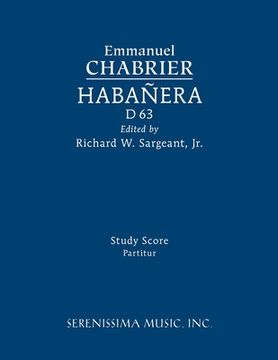 portada Habanera, D 63: Study score