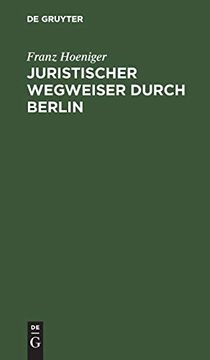 portada Juristischer Wegweiser Durch Berlin (en Alemán)