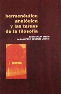 portada Hermenéutica Analógica y las Tareas de la Filosofía (in Spanish)