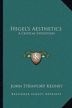 portada hegel's aesthetics: a critical exposition (en Inglés)