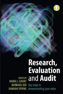 portada Research, Evaluation and Audit: Key Steps in Demonstrating Your Value