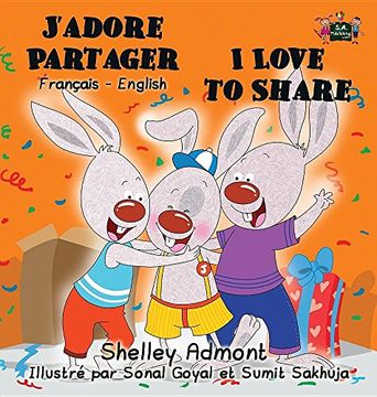 portada J'adore Partager I Love to Share: French English Bilingual Edition (French English Bilingual Collection)