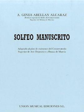 portada A G.A. Alcaraz: Solfeo Manuscrito