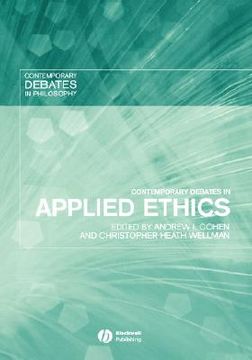 portada contemporary debates in applied ethics (en Inglés)
