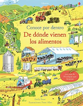 portada De Donde Vienen los Alimentos - Conoce por Dentro (in Spanish)
