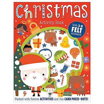 portada Christmas Activity Book (Felt Stickers) (en Inglés)