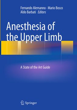 portada Anesthesia of the Upper Limb: A State of the Art Guide (in English)