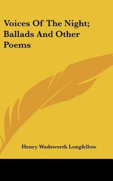 portada voices of the night; ballads and other poems (en Inglés)