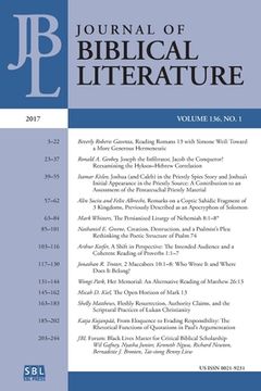 portada Journal of Biblical Literature 136.1 (2017) (en Inglés)