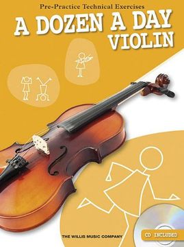 portada A Dozen a Day - Violin: Pre-Practice Technical Exercises (en Inglés)
