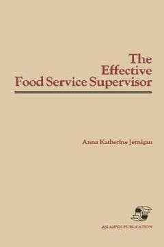 portada effective food svc supervisor (en Inglés)