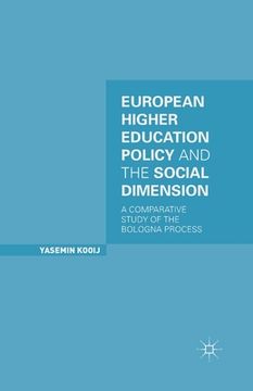 portada European Higher Education Policy and the Social Dimension: A Comparative Study of the Bologna Process (en Inglés)