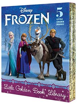 portada Disney Frozen Little Golden Book Library (Little Golden Boosk: Disney Frozen) (en Inglés)