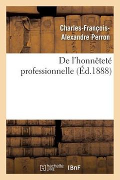 portada de l'Honnêteté Professionnelle (in French)