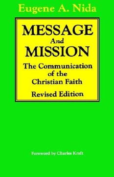 portada message and mission: the communication of the christian faith revised edition (en Inglés)