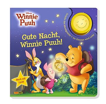 portada Disney Winnie Puuh: Gute Nacht, Winnie Puuh! Pappbilderbuch mit Licht (en Alemán)