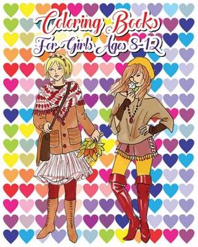 portada Coloring Books For Girls Ages 8-12: My Wonderful World of Fashion (in English)