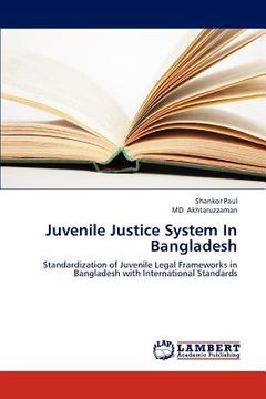 portada juvenile justice system in bangladesh (en Inglés)