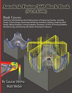 portada Autodesk Fusion 360 Black Book (v 2. 0 6508) (en Inglés)