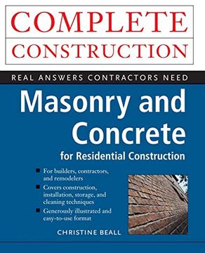 portada Masonry and Concrete (en Inglés)