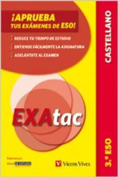 Libro Exatac 3 Lengua Castellana. Ejercicios Para Aprobar Los (Exatac ...