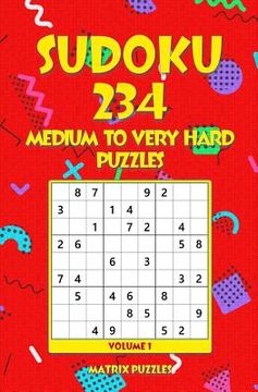 portada Sudoku: 234 Medium to Very Hard Puzzles