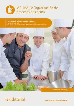portada Organización de Procesos de Cocina. Hotr0110 - Dirección y Producción en Cocina