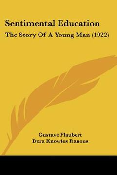 portada sentimental education: the story of a young man (1922) (in English)