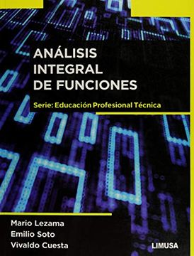 portada Análisis Integral de Funciones. Serie: Educación Profesional Técnica (in Spanish)